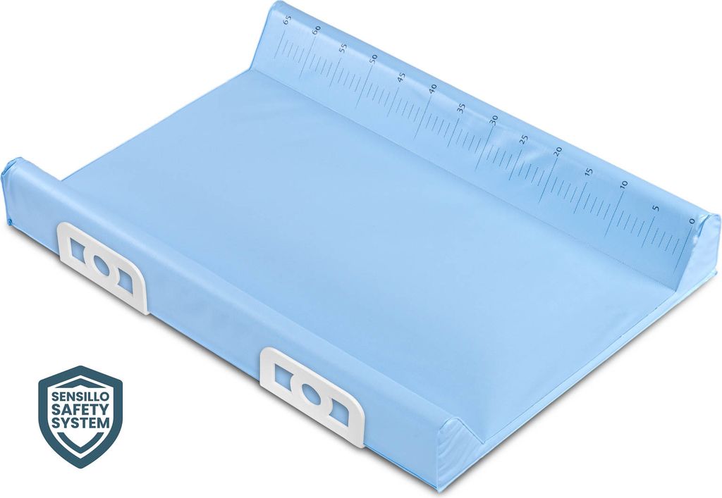 SENSILLO Sicherheitssystem Versteifter Wickeltisch, 70 cm - Blau