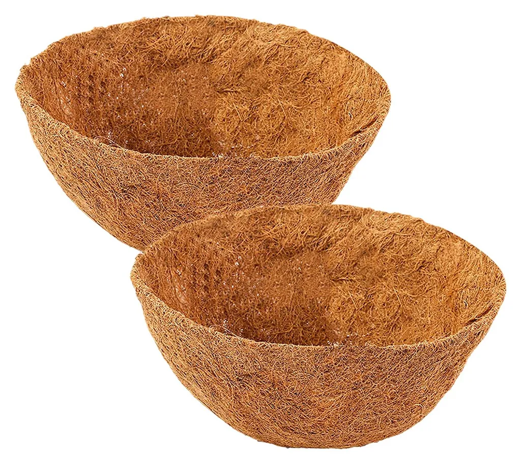 Lot de 3 coques de rechange en fibre de coco pour suspension Ø 30 cm