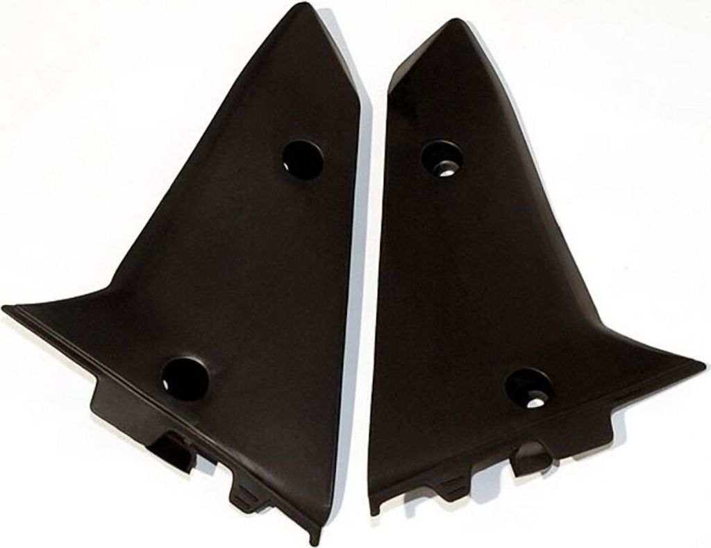 Ufo Hu03318-001 Seitliche Kühlerabdeckungen Schwarz Schwarz One Size
