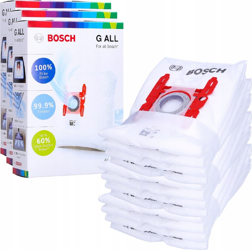 12x Bosch Original Beutel BBZ41FGALL Power Protect Produktbild 