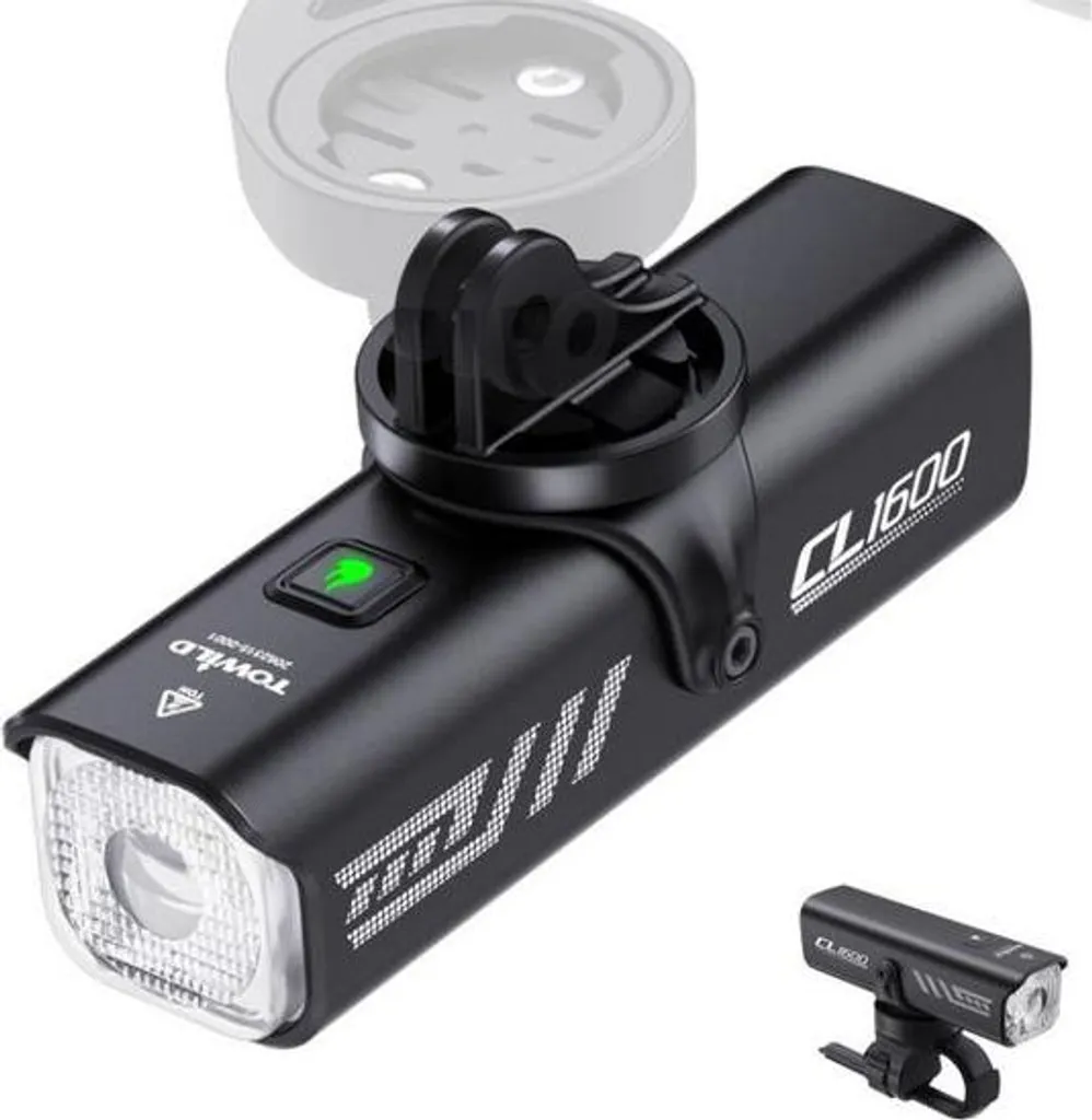 Lampe frontale étanche Towild CL1600 pour camping, spéléologie et vélo