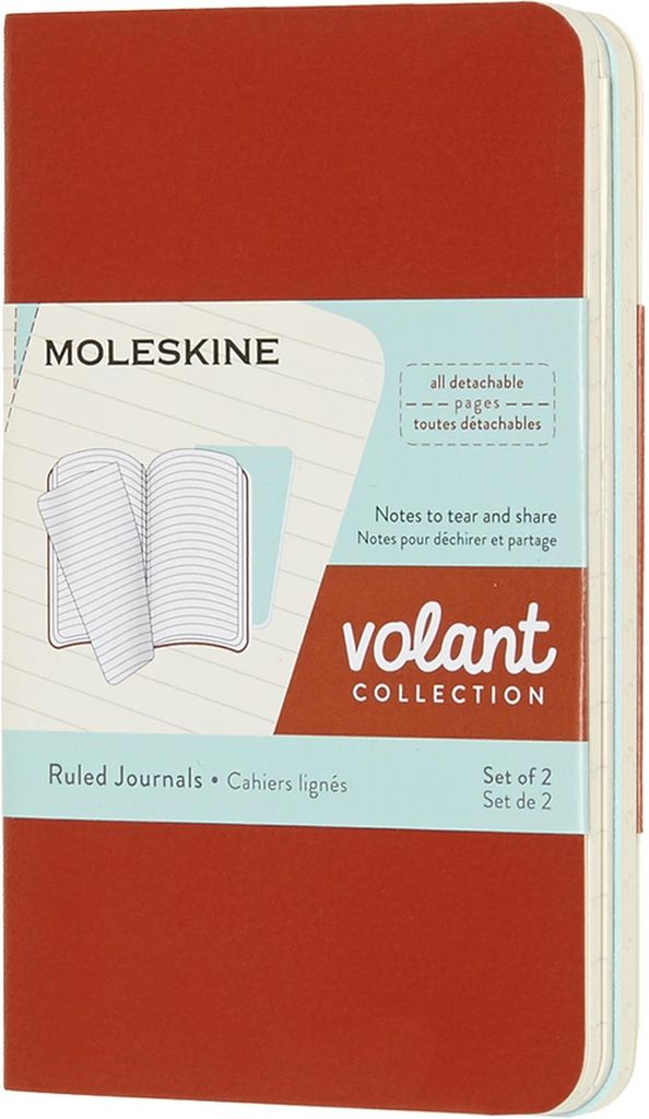 Moleskine Volant, Lot de 2, Couverture souple, XS (6.5x10), Image du produit 