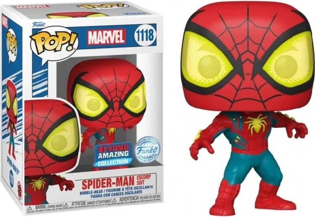 Figurine Funko POP Marvel 1118 Spider-Man Oscorp Suit Image du produit 