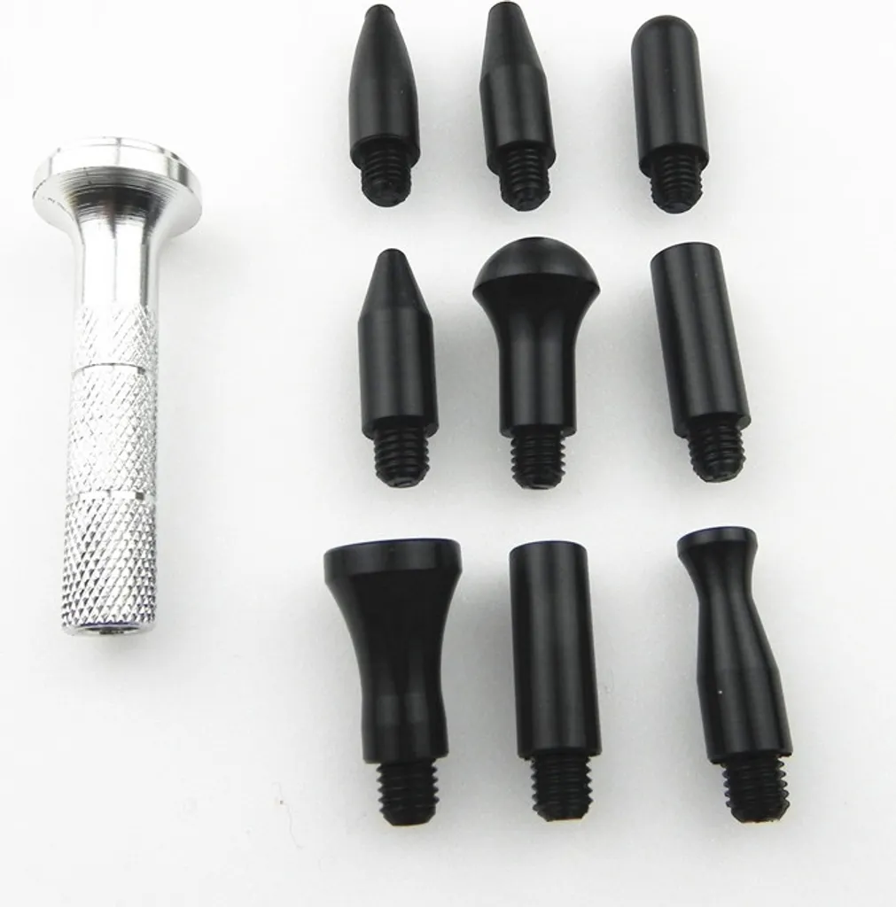 Kit Manutenzione Carrozzeria PDR - Penna M15 Argento con 9 Punte