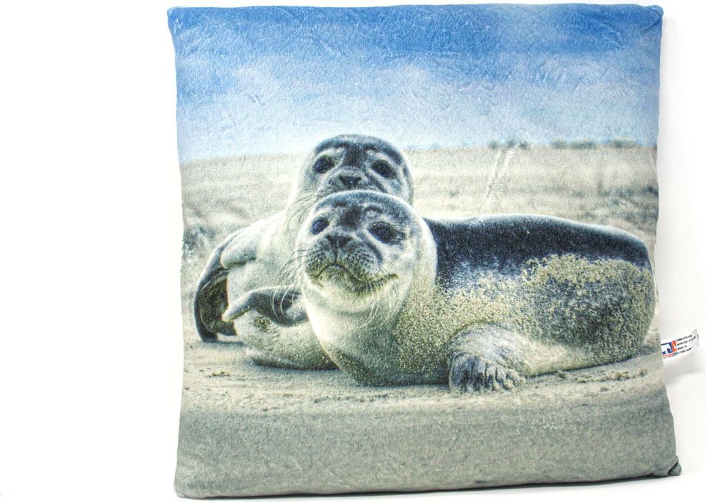 Stoffkissen - Seehunde - 35x35 Produktbild 