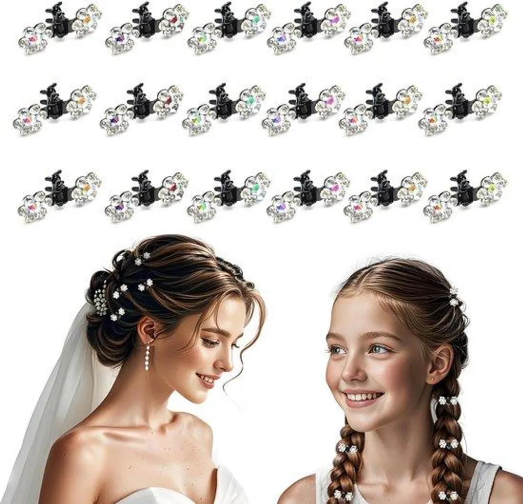 Adieu Cheveux qui Glissent - Lot de 6 Barrettes Fixation Forte 13 cm