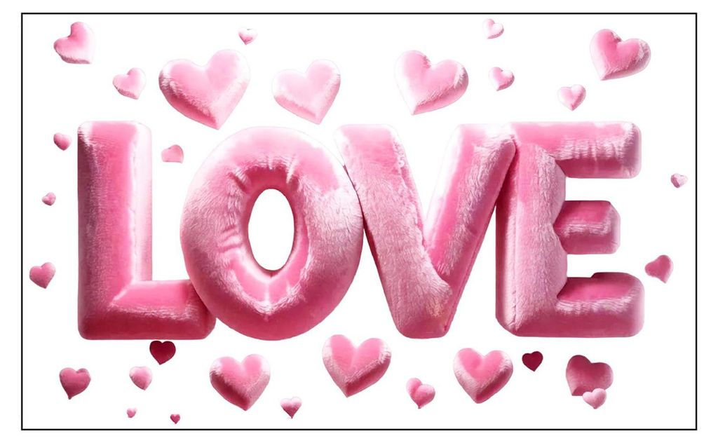 Fensteraufkleber zum Valentinstag, abnehmbar, wasserfest, PVC, rosa Schleife, Liebesbrief, Herz, statisch haftend, für Glas, Hochzeit, Feiertag, P...