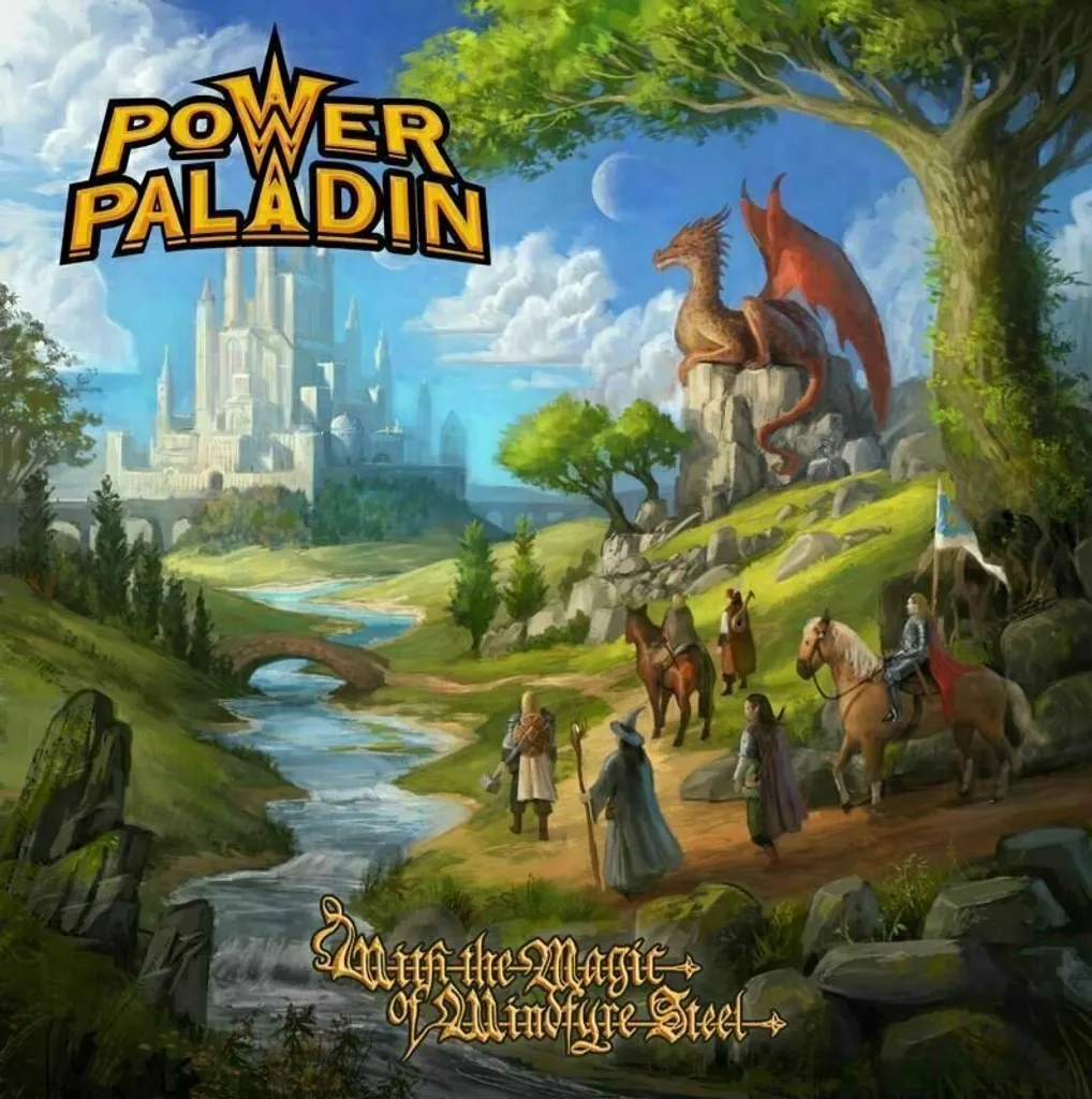 Disque vinyle LP de Power Paladin album métal pour platine
