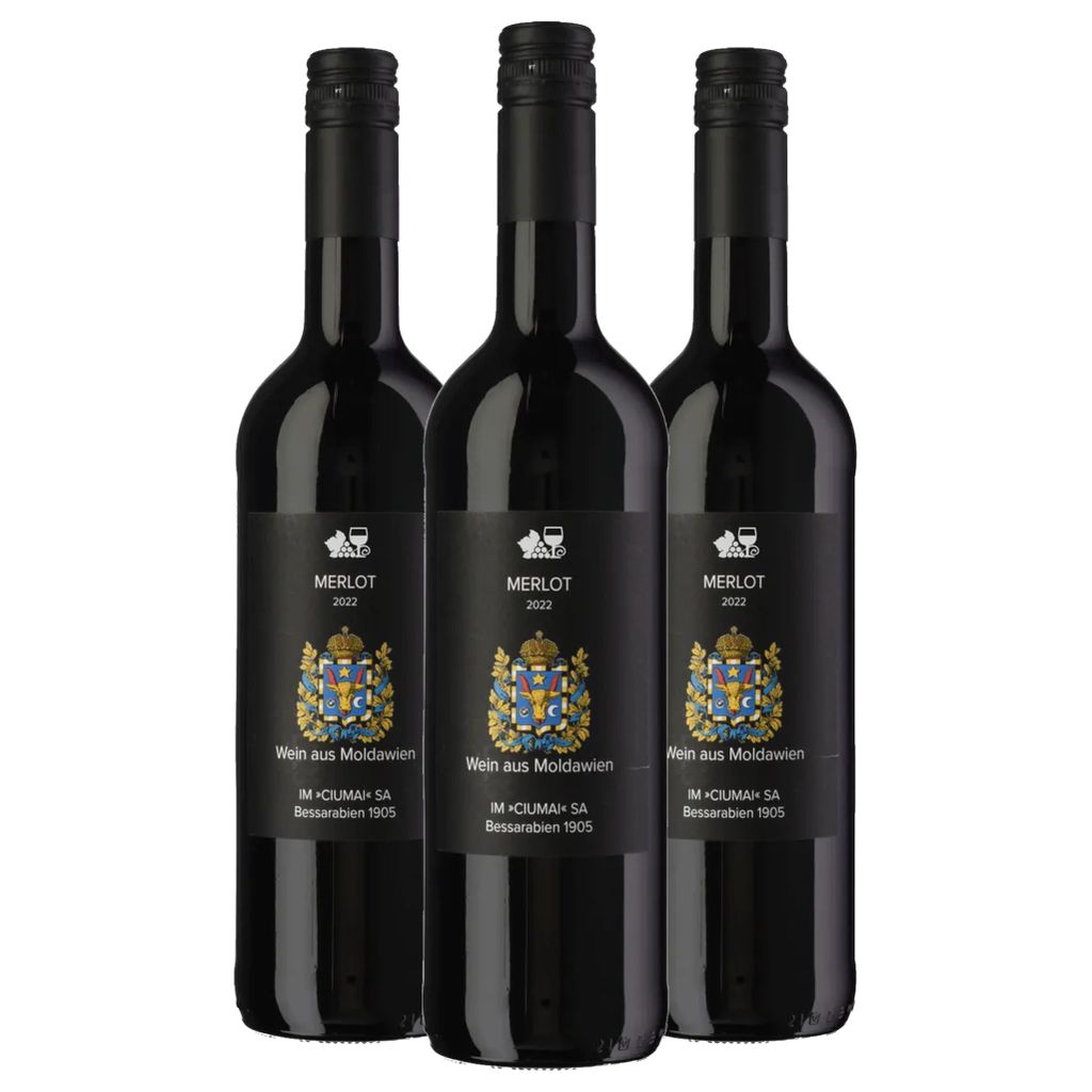 Ciumai Merlot 2022 Rotwein Trocken (3 x 0.75L)