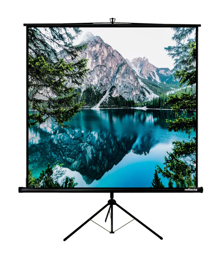 Telo Proiezione 125x125 Reflecta CrystalLine HDTV 3D Treppiede