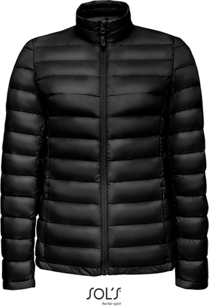 SOLs 02899 | Damenjacke Wilson -Wattierung: 90% Daunen / 10% Federn 70 g - Farbe: Black - Größe: XXL