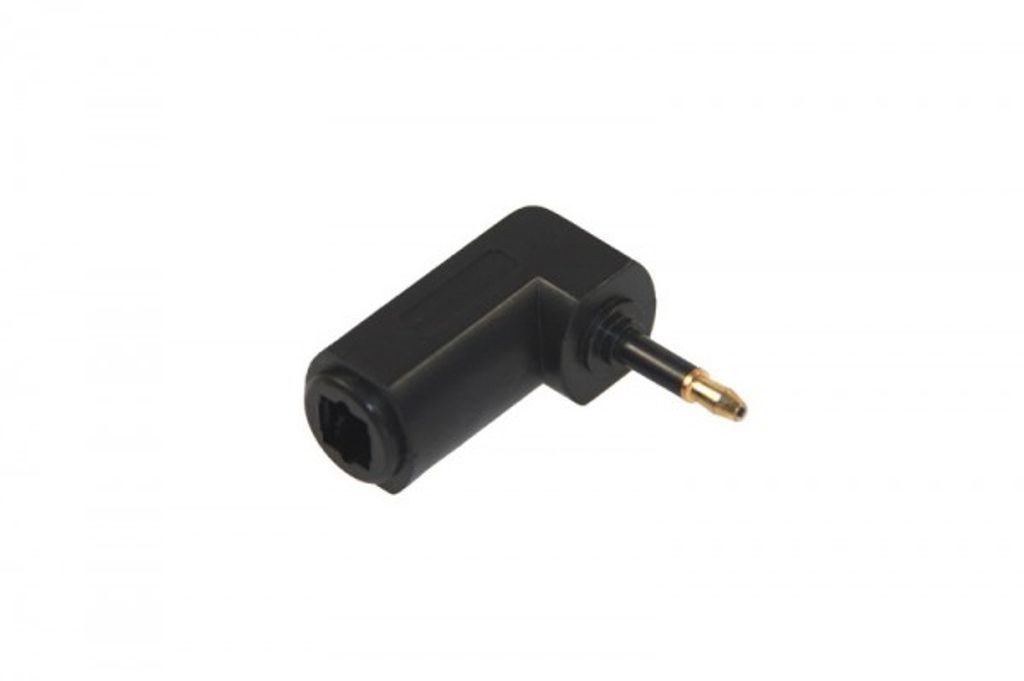 goobay Adapter 3,5 mm mini Winkelstecker auf Toslinkkuppl.