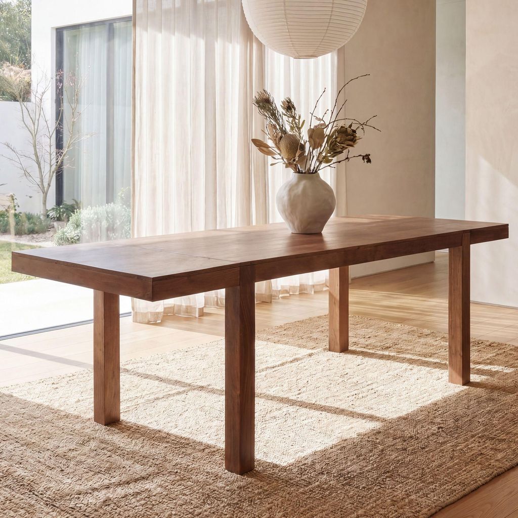 WOHNLING Esszimmertisch 160 - 240 cm Akazie Massivholz Produktbild 