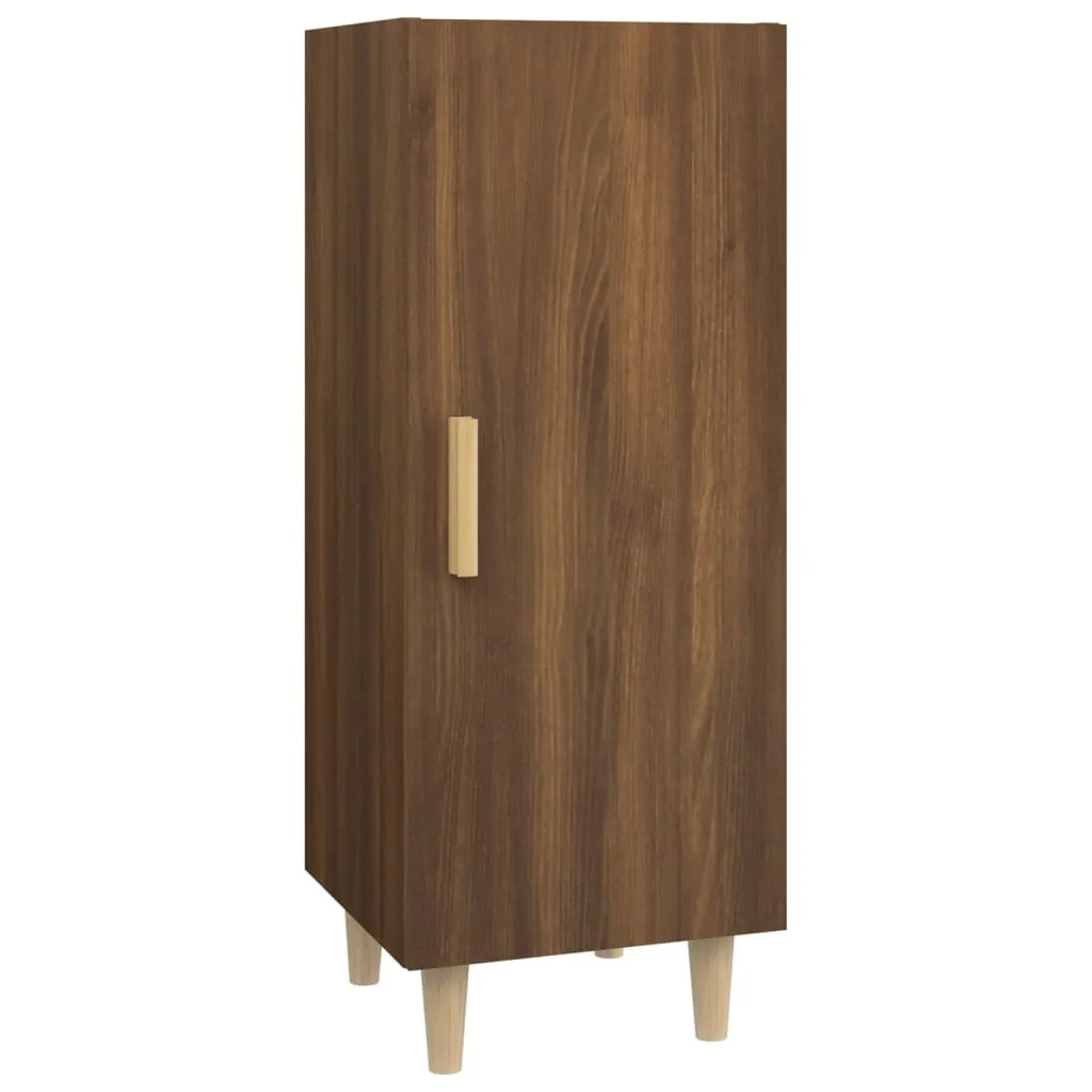 Credenza SYFAX™ Legno Multistrato Rovere 34,5x34x90 cm - Design Slim