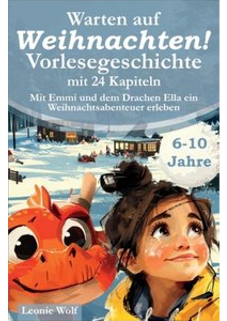 Warten auf Weihnachten! Vorlesegeschichte mit 24 Kapiteln - Mit Emmi und dem Drachen Ella ein Weihnachtsabenteuer erlebe