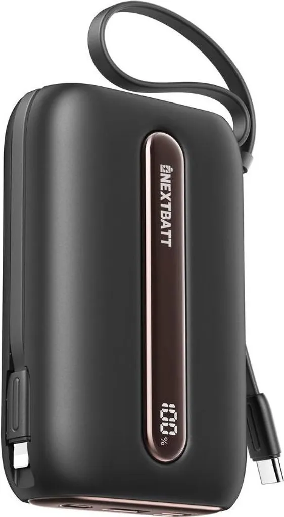 Batterie Externe 20 000 mAh avec Câbles USB-C et Charge Rapide 22W