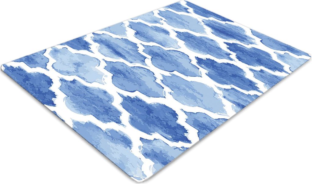 Stuhlunterlage Bürostuhlunterlage 120 cm x 90 cm Bodenmatte Bürostuhlunterlage - Marokkanisches Muster
