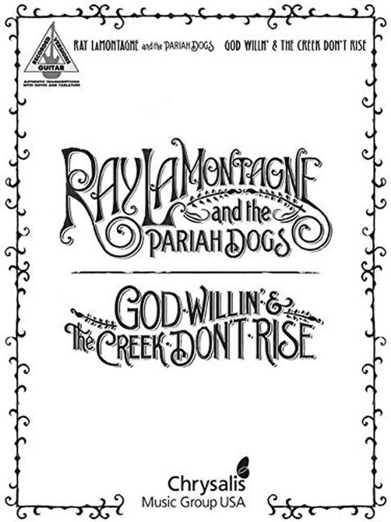 Livre Tablatures Guitare Ray Lamontagne God Willin' Transcriptions 10 Titres