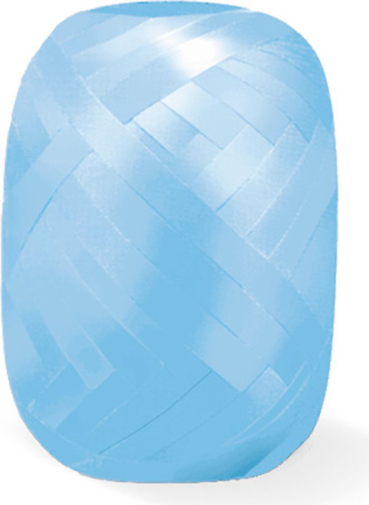 Geschenkband / Ringelband 20 m - hellblau