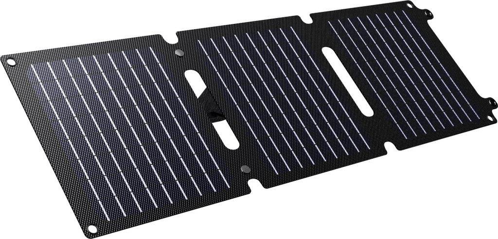 Trust Zuny 20W Faltbares Solarpanel USB-C USB-A Ausgang, Tragbares Solarmodul Camping Zubehör, Solar Ladegerät 15W, Outdoor Solar Panel für Smar...