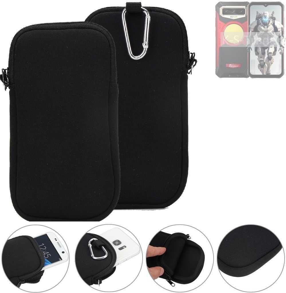 K-S-Trade Neopren-Hülle Handyhülle kompatibel mit FOSSiBOT F109 Schutzhülle Neoprenhülle Sleeve Schutz-Hülle Gürtel Tasche Case Holster