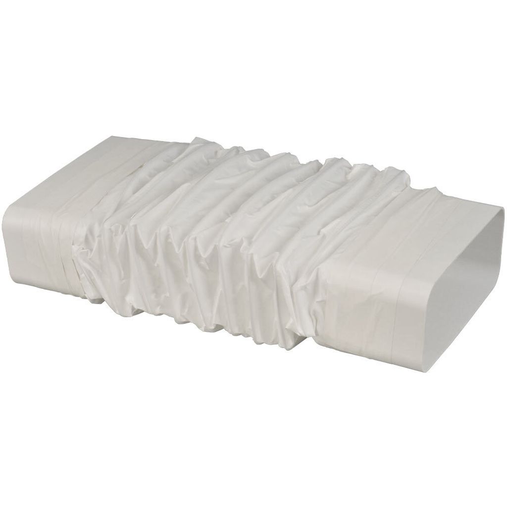Conduit plat 222x89mm, tuyau flexible 40cm de long, Image du produit 