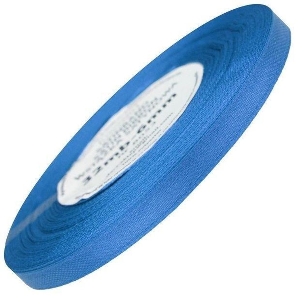 Wstążka satynowa Brewis błękitna 12 mm x 32 m