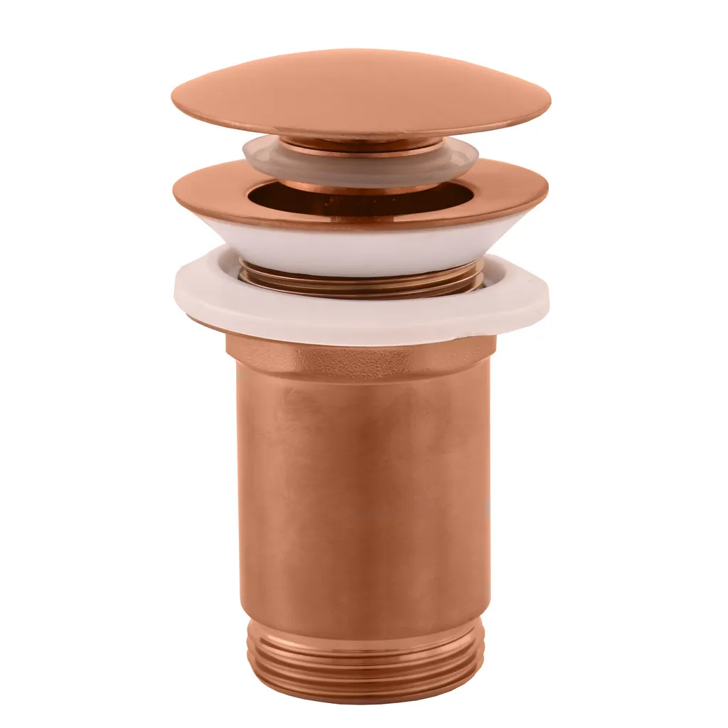 Bonde de lavabo automatique 5/4 Click-Clack coloris Golden Pink Mat