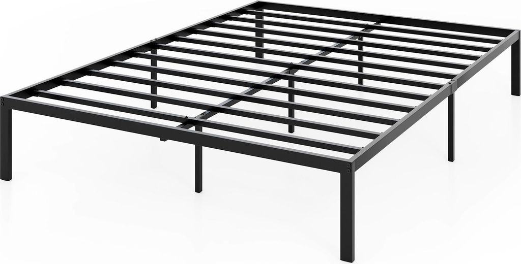 COSTWAY Rama łóżka 140x200cm, Łóżko platforma 30,5cm, Zdjęcie produktu 