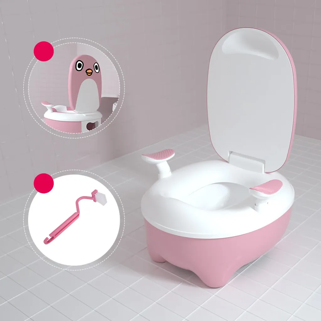 Chaise d'apprentissage propreté stable : fini les fuites et glissades