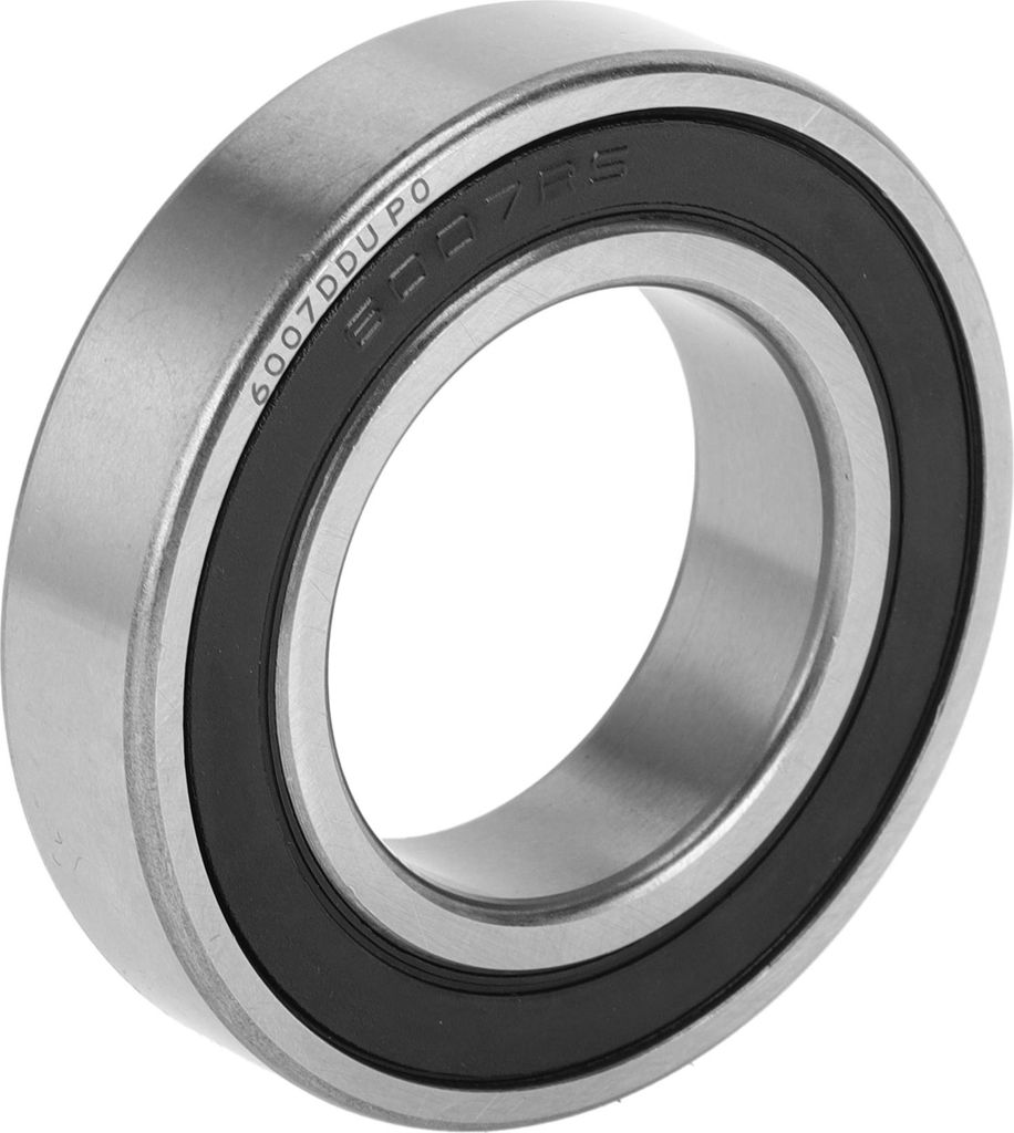 6007DDU Rillenkugellager P0 35x62x14mm Geschmierte Lager Doppelgummilippe Schwarz Silberfarben Scooter Skateboard Rad