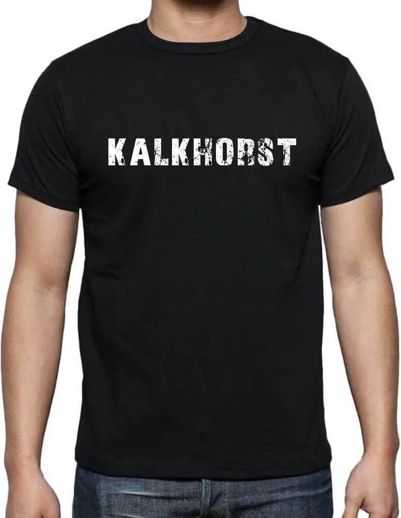 Herren Grafik T-Shirt Kalkhorst Öko-Verantwortlich Vintage Jahrgang Kurzarm Lustige Druck Geburtstag Geschenk Mann