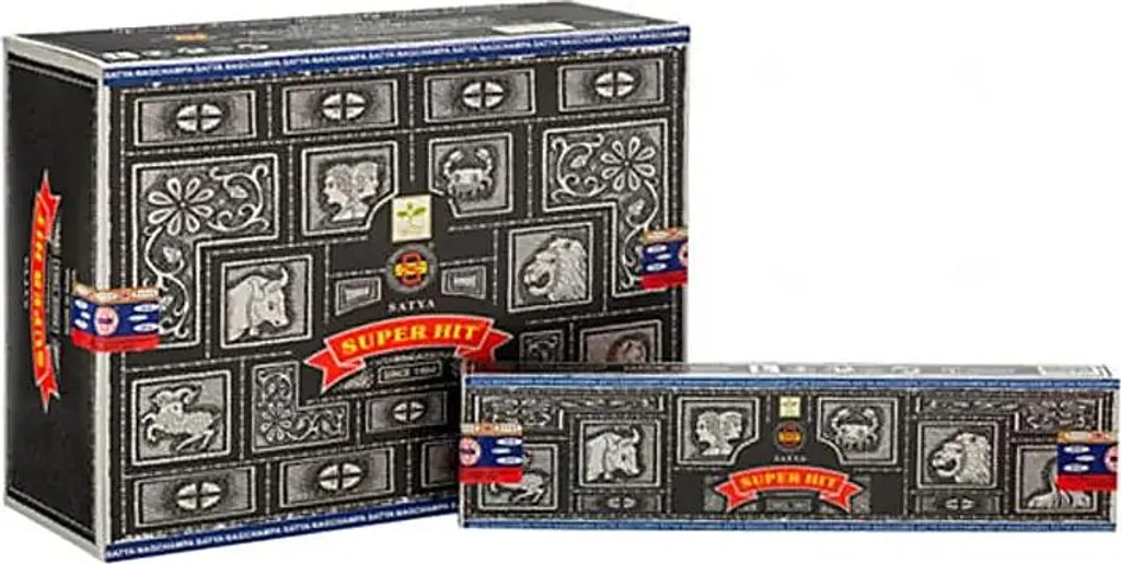 Encens Nag Champa Super Hit 15g Idéal pour Yoga, Méditation et Zen