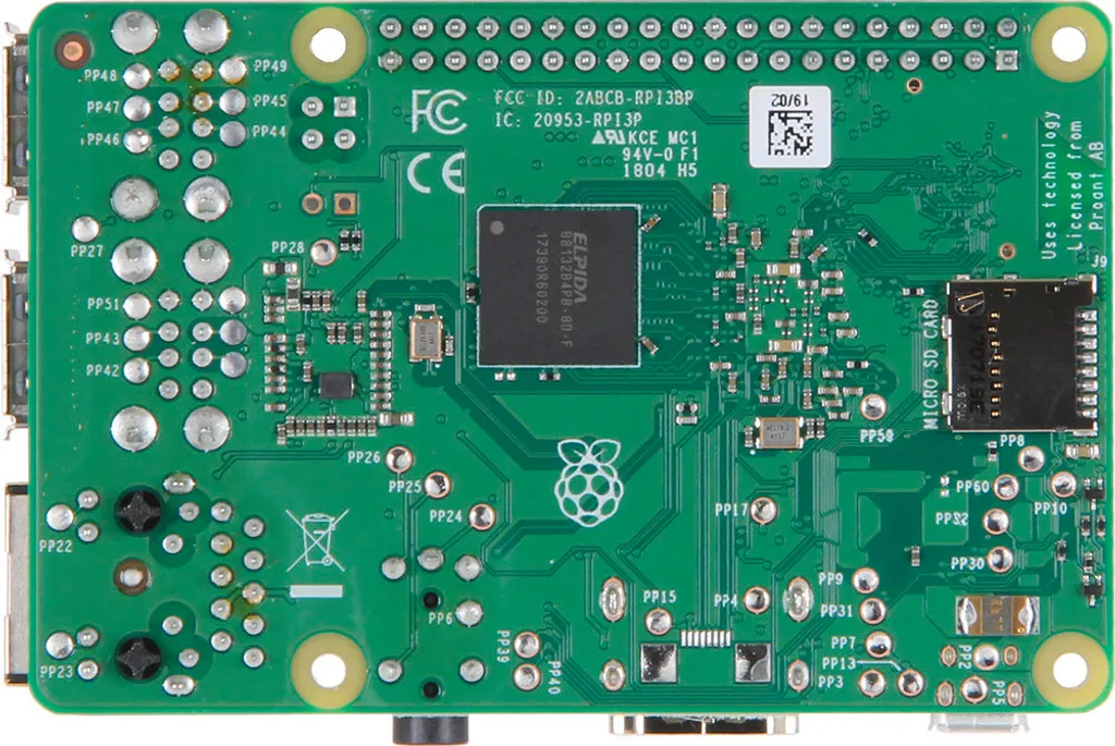 Micro-ordinateur Raspberry Pi 3 B+ Carte de Développement Quadcore - 3