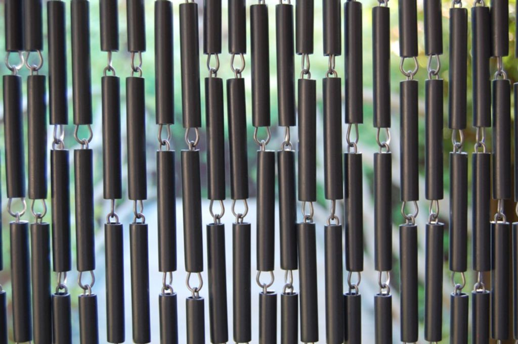 La Tenda CAMPOS 2 XL Kettenvorhang anthrazit,Maße:140 x 230 cm