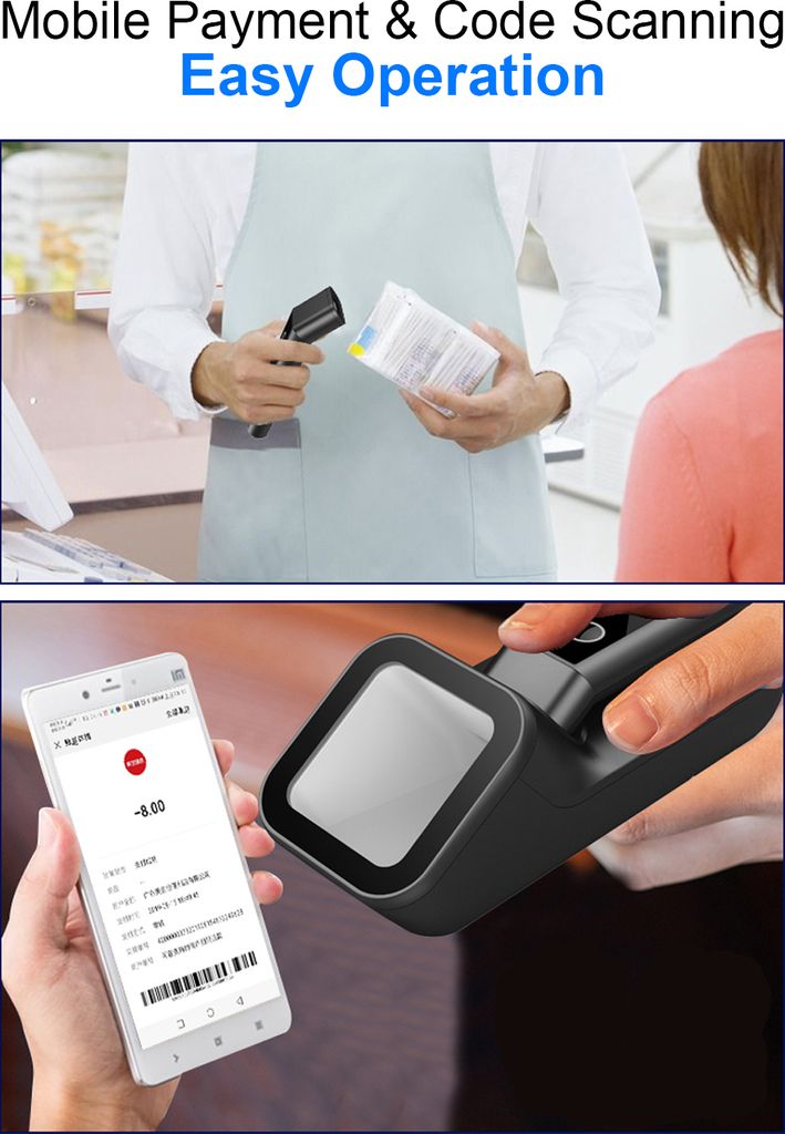 3-in-1-Barcode-Scanner Handheld 1D / 2D / Produktbild 14