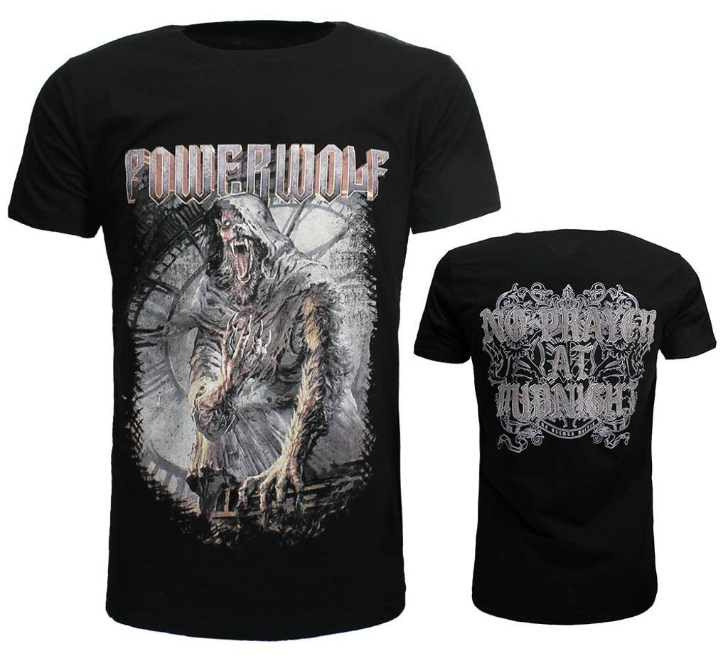 Powerwolf No Prayer At Midnight T-Shirt – Offizielles Merchandise - M