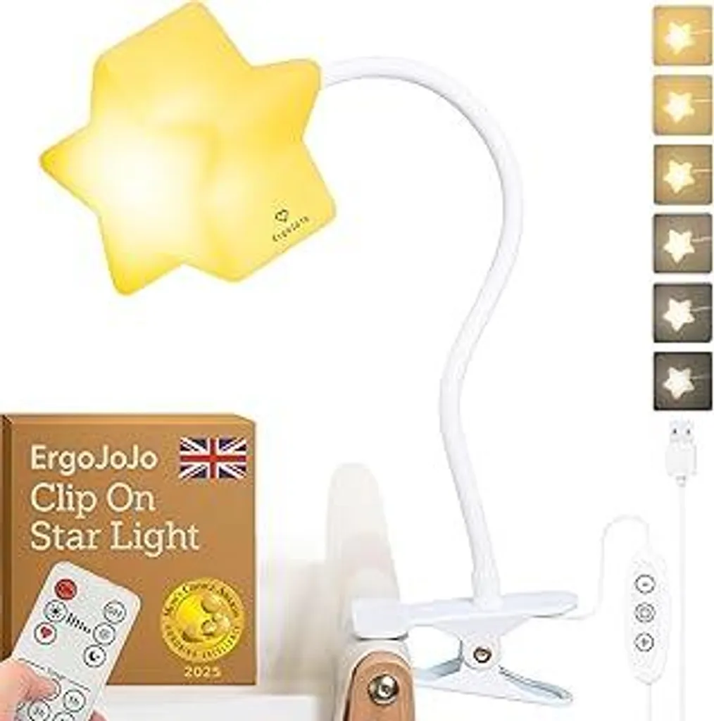 Lampada Notturna Stella LED per Bambini: Luce Dimmerabile Ricaricabile