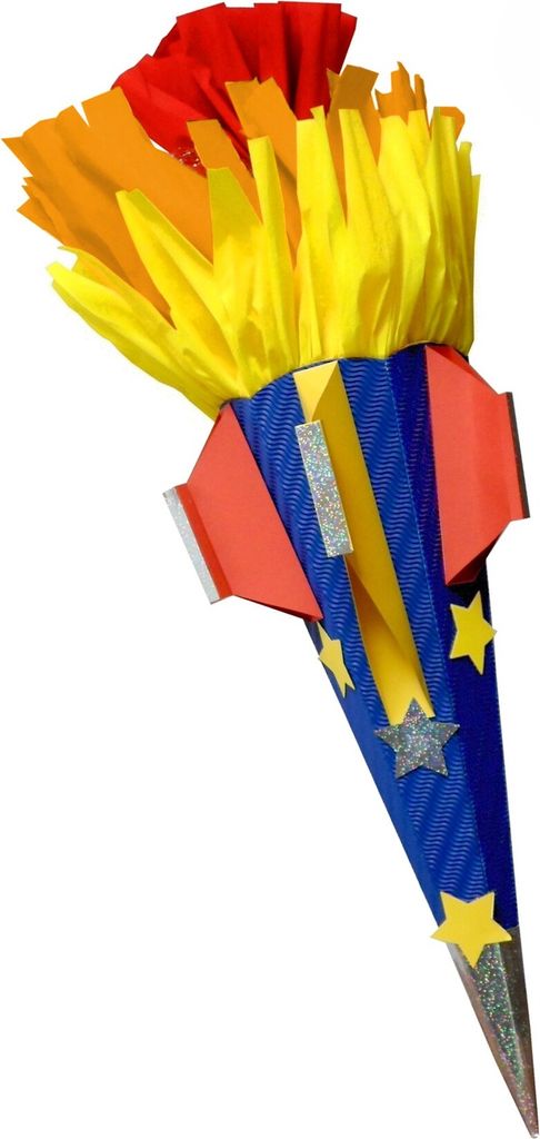 Schultüte Bastelset Rakete Produktbild 