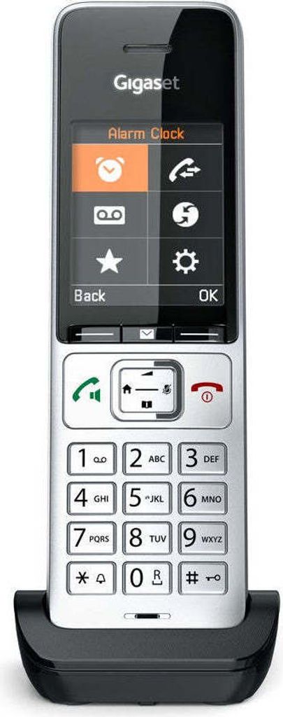 Gigaset COMFORT 500HX portatile aggiuntivo nero-argento Immagine del prodotto 