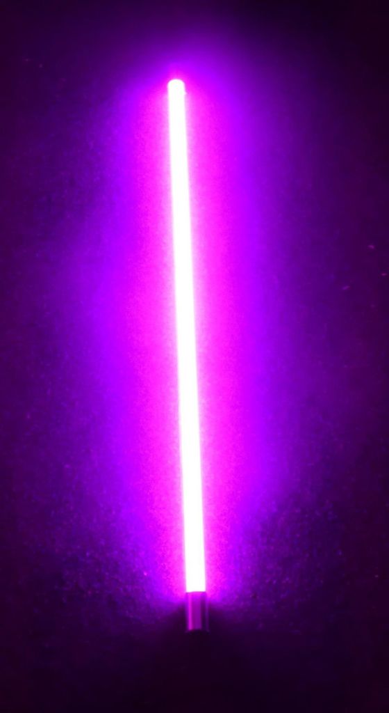 9761 LED Stab VISION 10W 63cm Endkappe Kabel weiß Kunstst. Violett