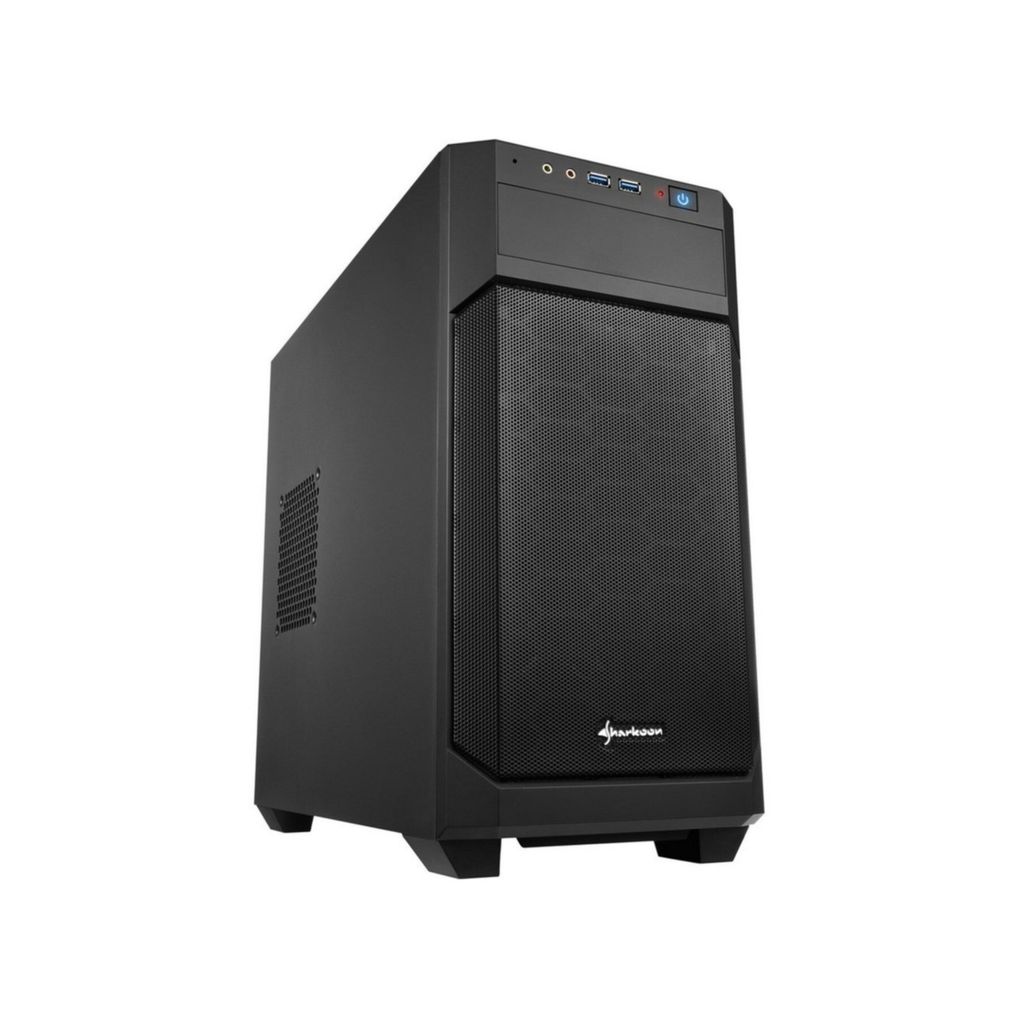Sharkoon V1000 Gehäuse PC Mini Tower Nero MicroATX/Mini-ITX 2 ventole 120mm