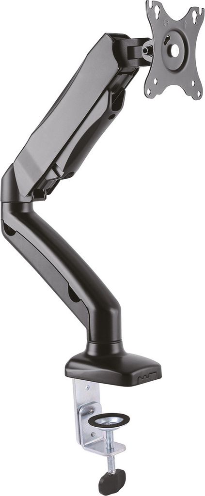 VALUE LCD-Arm, Tischmontage, Gasfeder, 5 Gelenke, 13-27 Zoll, bis 6,5 kg, schwarz