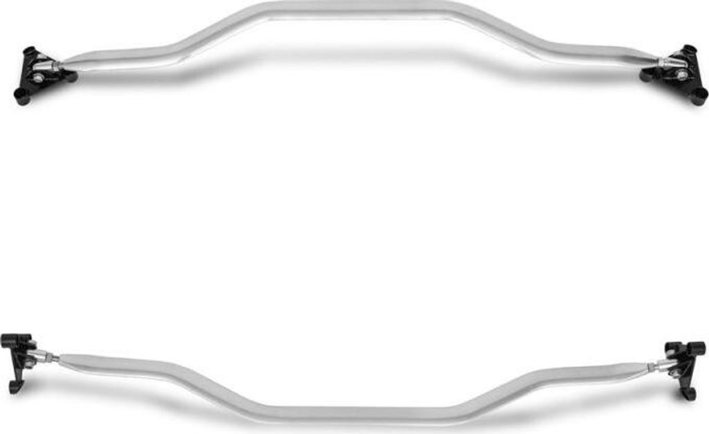 Alu Domstrebe Querstrebe Motor poliert verstellbar vorne für BMW E60 E61