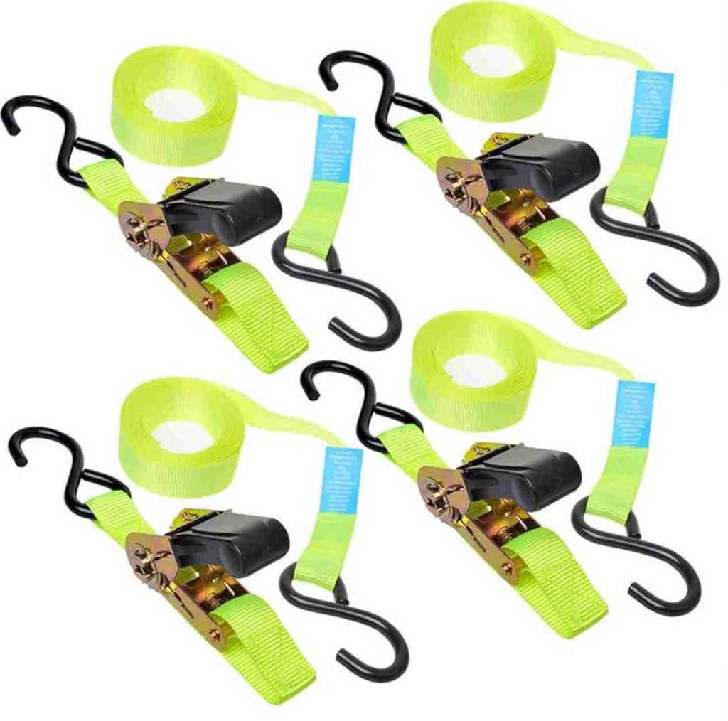 PROPLUS 320205 Spanngurt Mit Ratsche + Haken 5 Meter 4er Set 500 - Foto 7