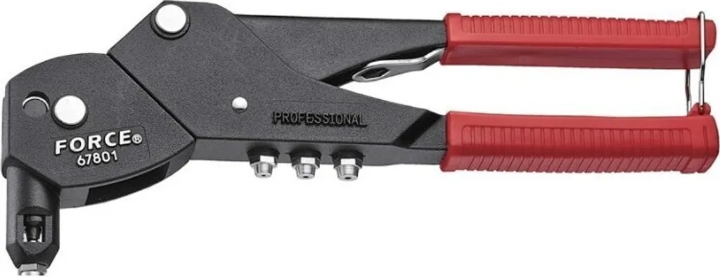 FORCE 67801 Rivettatrice Manuale Professionale Testa Rotante 360 Gradi - 1