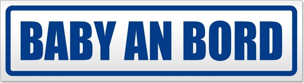 Baby an Bord Magnetschild Schild magnetisch