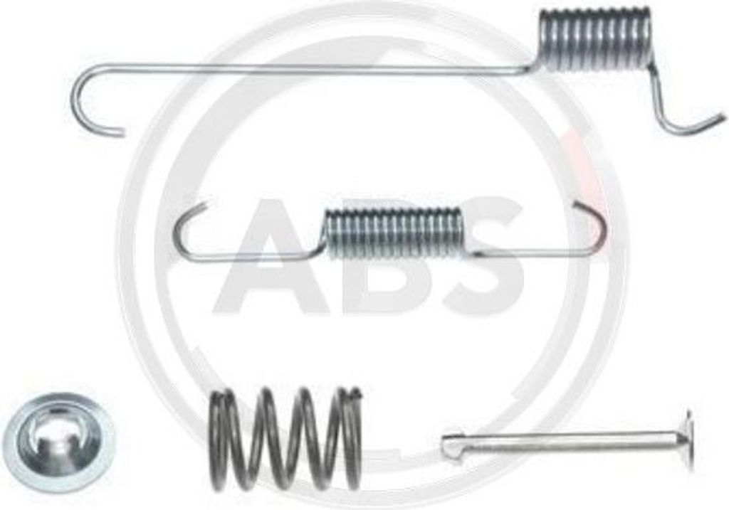 A.B.S. 0848Q Zubehörsatz, Feststellbremsbacken OE 4100848000 kompatibel mit X-Trail