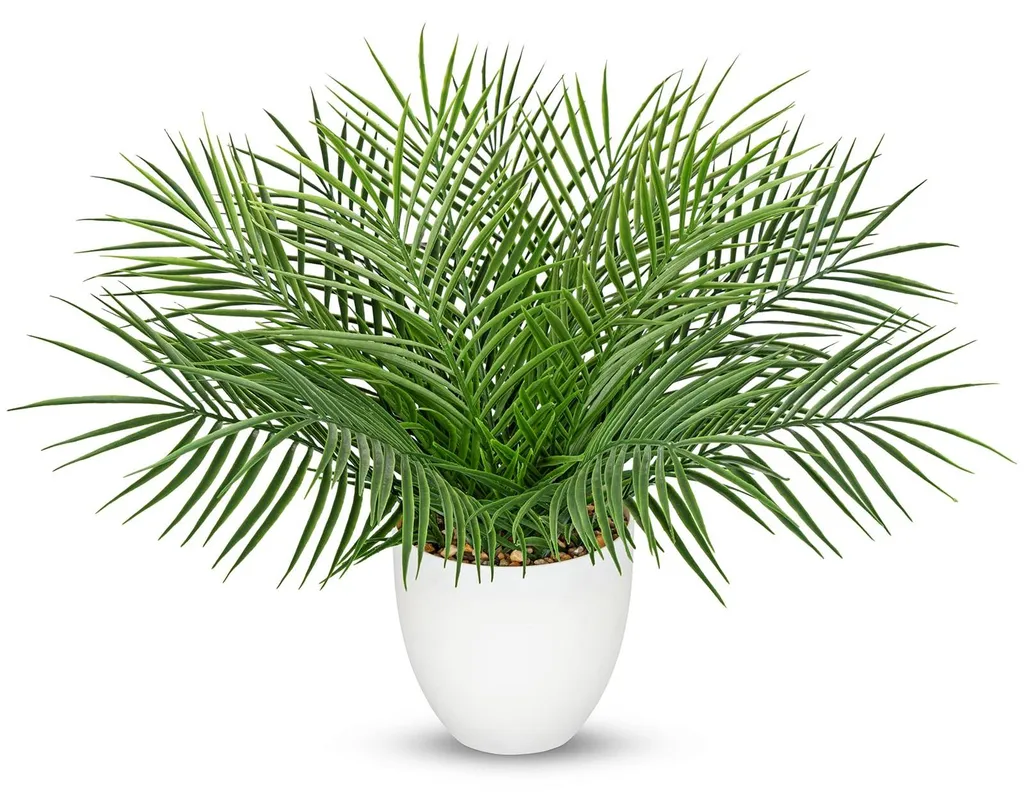 Plante artificielle moderne palmier 46cm pour décoration intérieure
