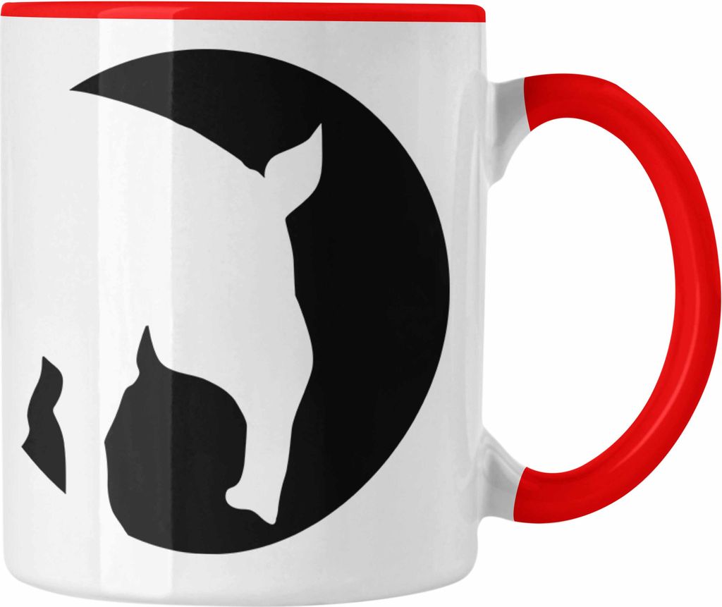 Trendation - Lustige Tapir Tasse Geschenk Tapir Liebhaber Grafik (Rot)